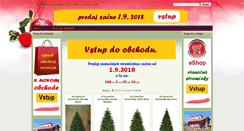 Desktop Screenshot of dekoracie-vianoce.sk